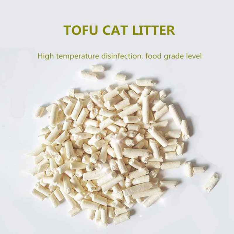 Natural Plant-Based Pet Products Tofu Cat Litter Biodegradable Easy Scoop Cat Sand
