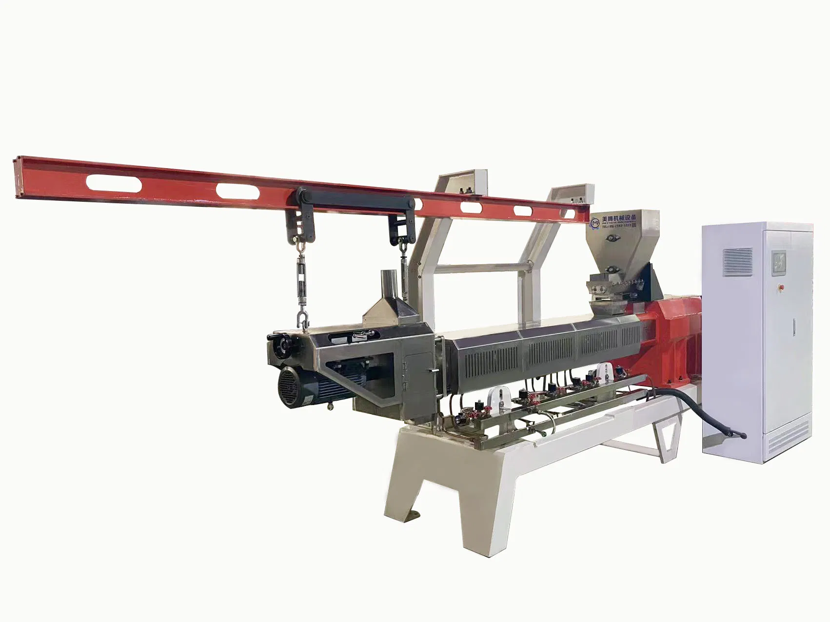 Animal Floating Fish Feed Pellet Making Machine 180-200kg/H Pet Bird Piglets Food Mill Extruder Machine
