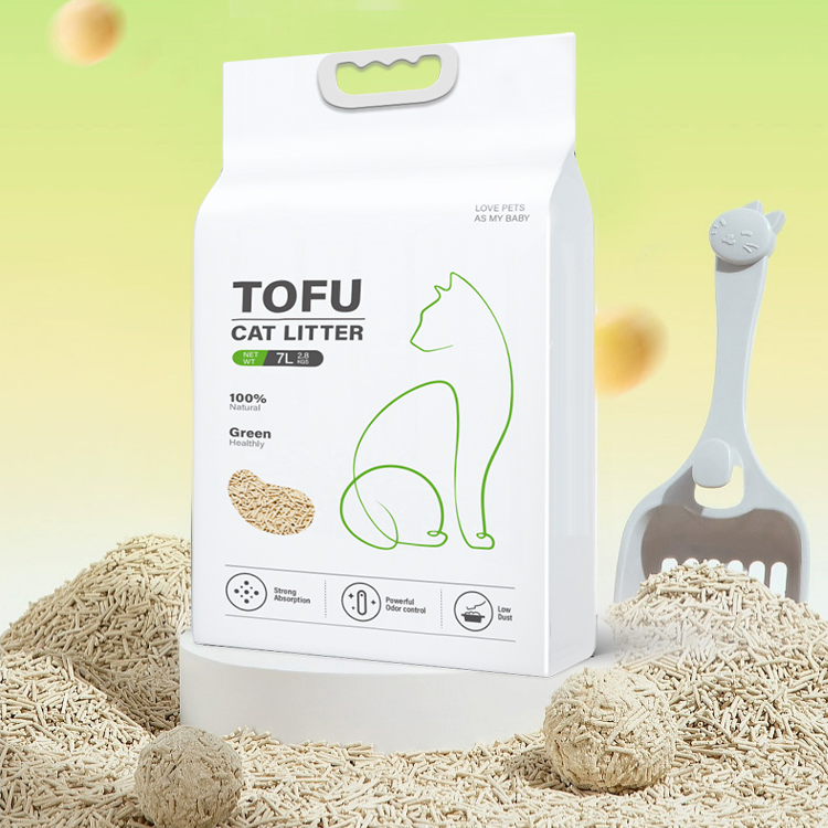 Factory Ultra Absorbent Dust Free Stirp Shape Cat Litter Quickly Clumping Odor Control Flushable Tofu Cat Litter