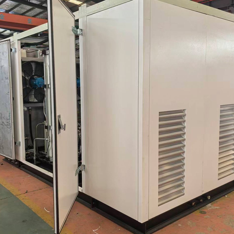 Smart Containerized Air Cooled Compressor 1500nm3/H CNG Daughter Filling Station for Feeding The Gas Pump