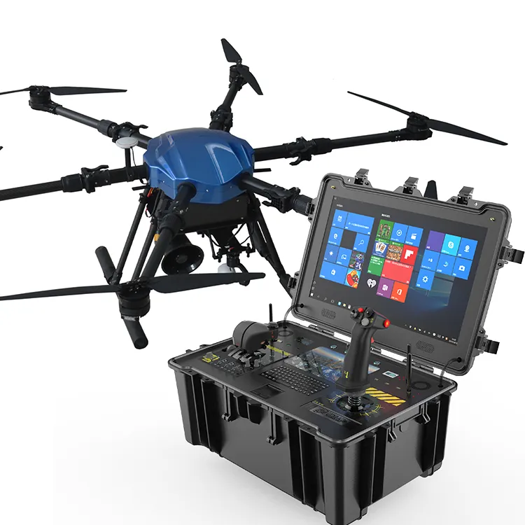 Portable RC Video Ground Control Station Gcs Drone Factory Manufacturer Uas Uav Ground Commander Radio Communication Remote Control System