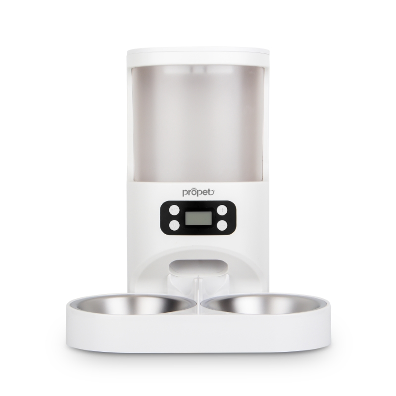 Smart Automatic Pet Feeder with Recording Function and Bowl