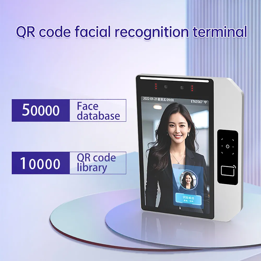Intelligent Security Smart Biometric Access Control System Facial Recognition Face Recognition Device Time Attendance Machine