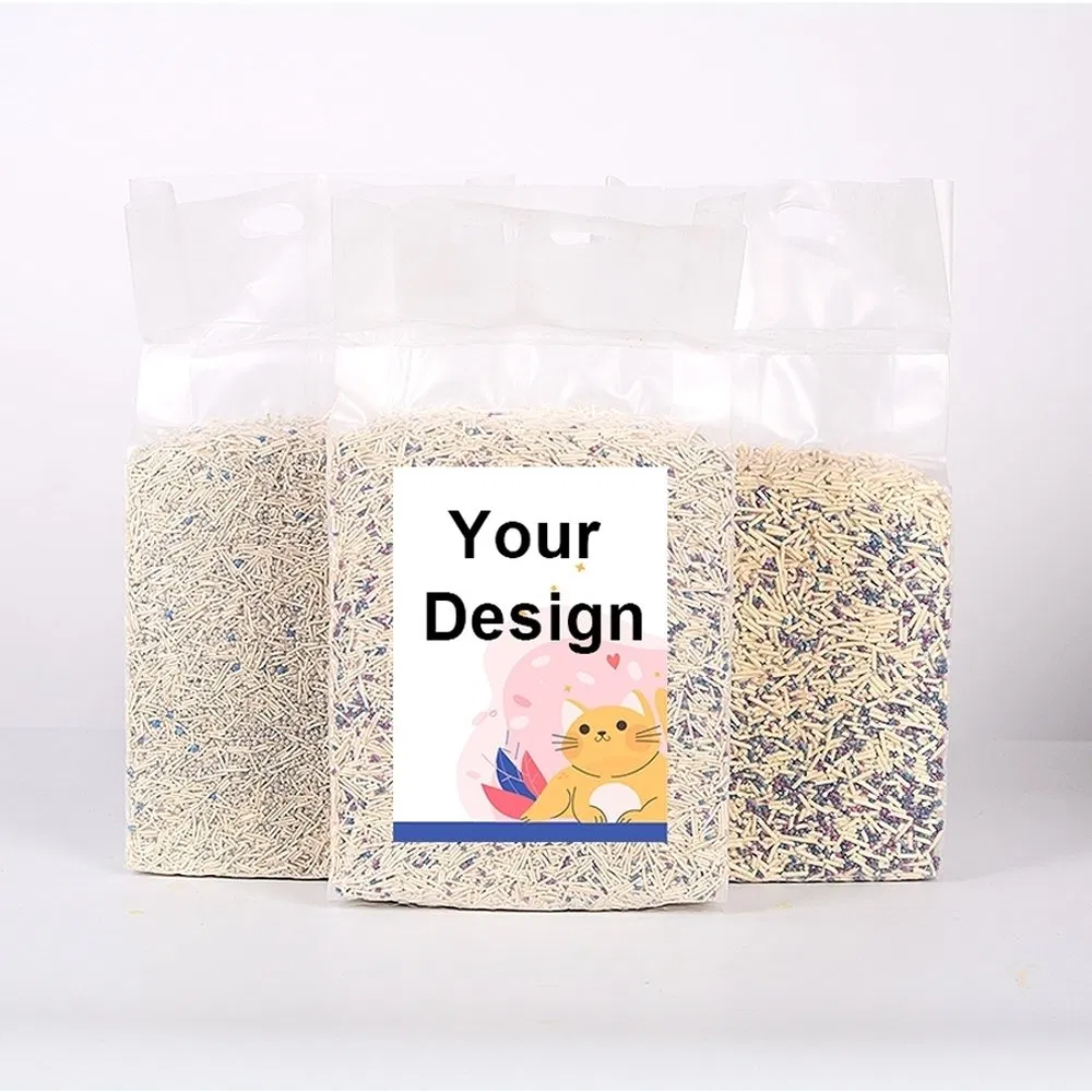 Hypoallergenic Lavender Fragrance OEM ODM Custom Mixed Cat Sand Kitty Litter