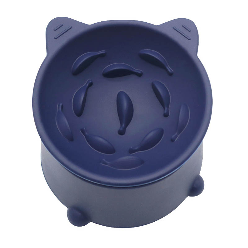 BPA Free Elevating Silicone Slow Feeder Bowl for Pets