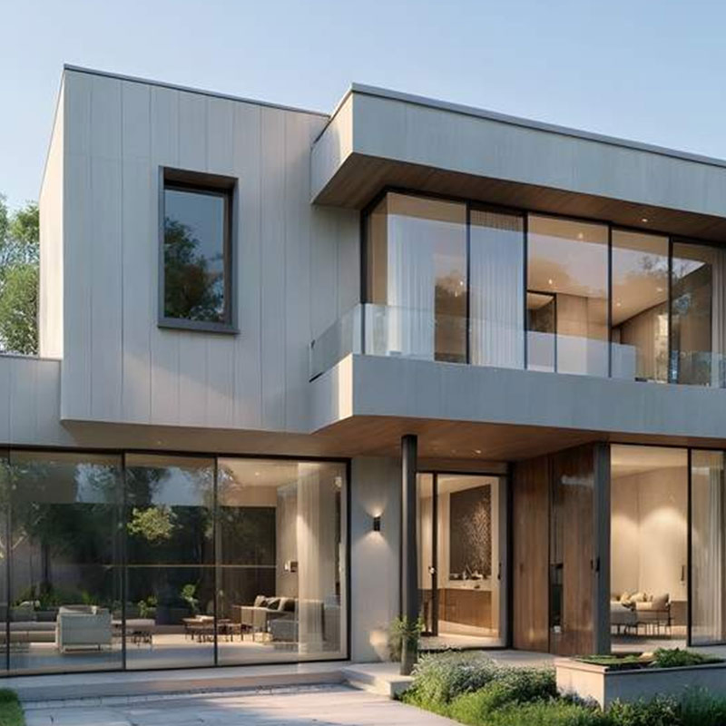 Modern Light Steel Villa Steel Structure Prefab House Kits Hurricane-Proof Luxury Villa