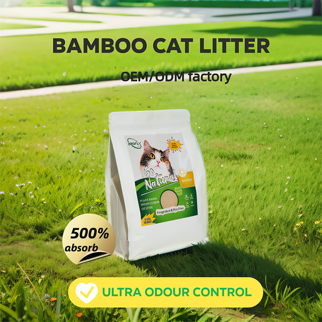 Wholesale Ultra Odour Control Bamboo Cat Litter - Flushable &amp; Natural -Dust Free