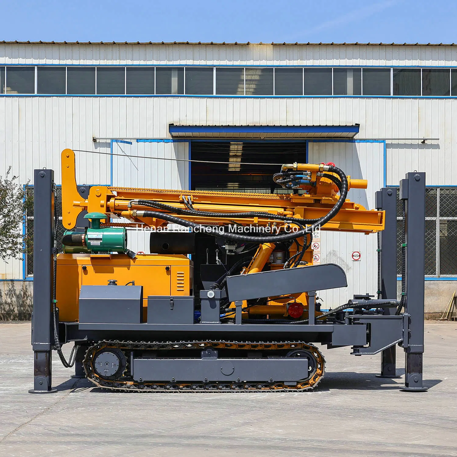 300m Water Well Drilling Rig Hydraulic Deep Well Drilling Rig Machine/ Borehole Drilling Machine with 85kw Diesel Engine