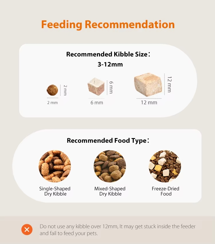 Timed Treats Safe Materials Smart Pet Feeder for Portion Control