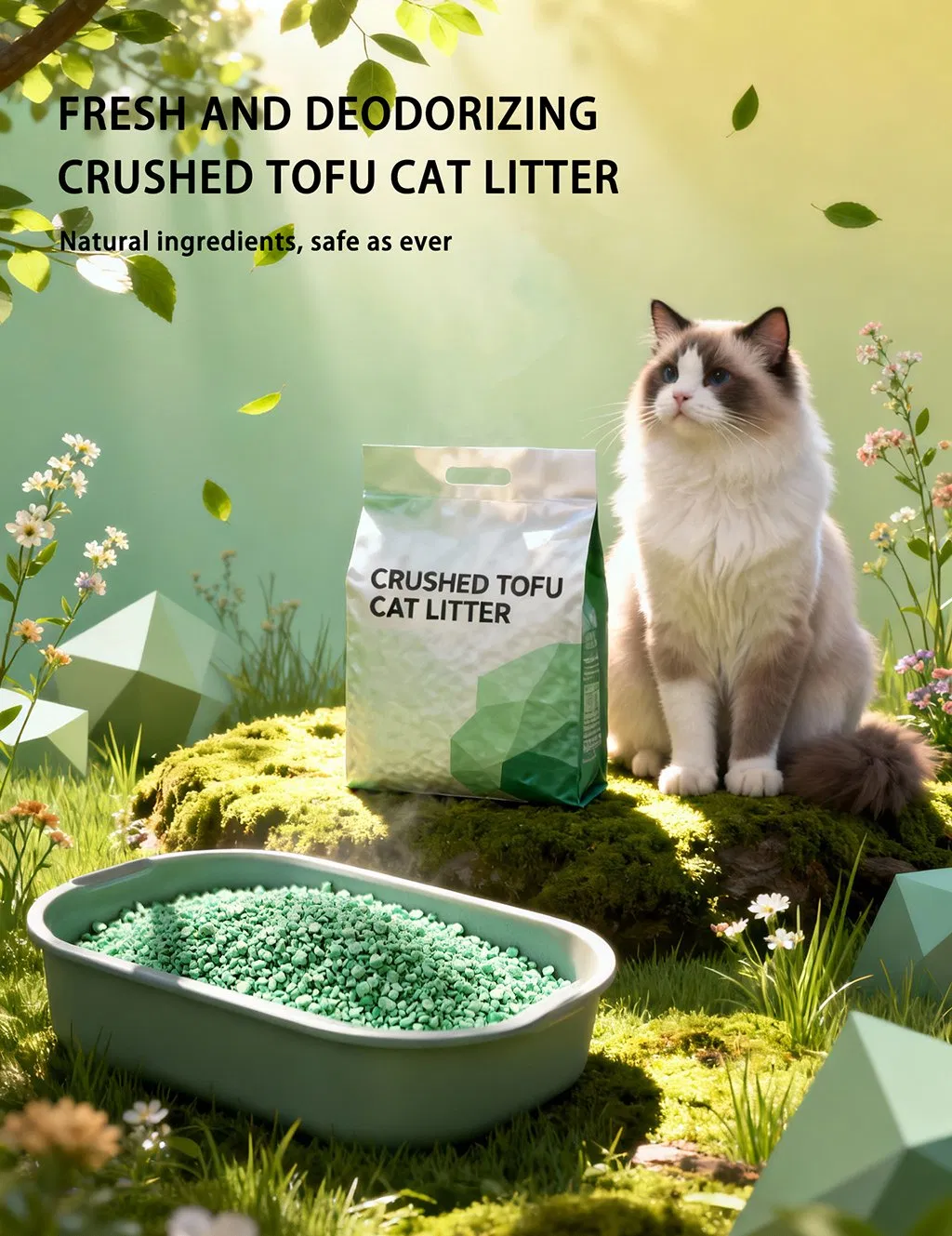 Tofu Cat Litter Detail 2