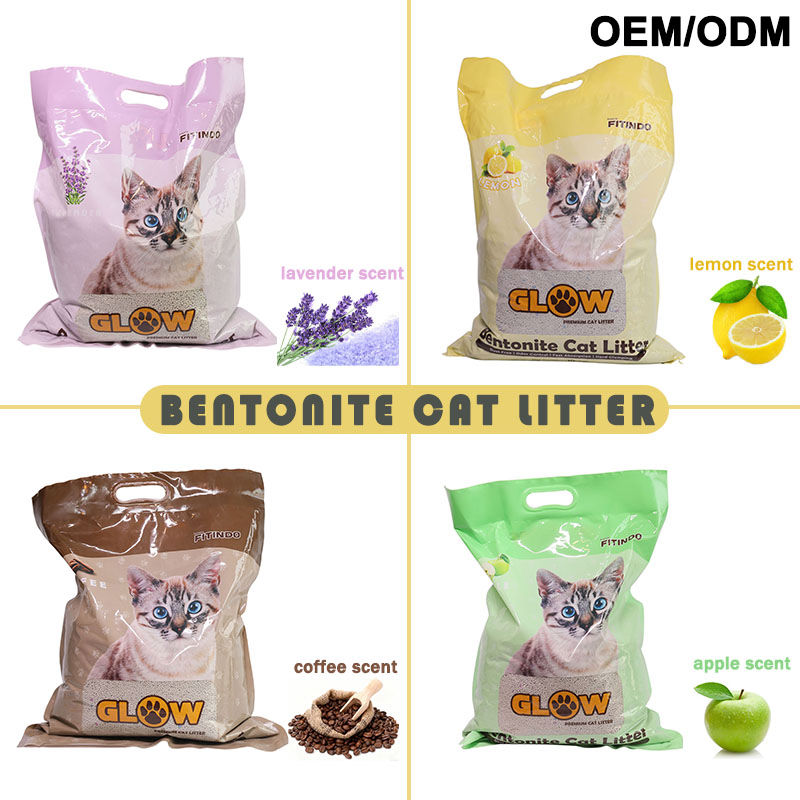 Premium Biodegradable Bentonite Cat Litter, Baby Powder Scent — Clumping Type for Sustainable Pet Care