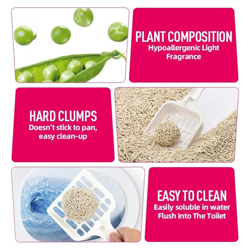 Premium Natural Plant-Based Tofu Cat Litter for Optimal Absorption