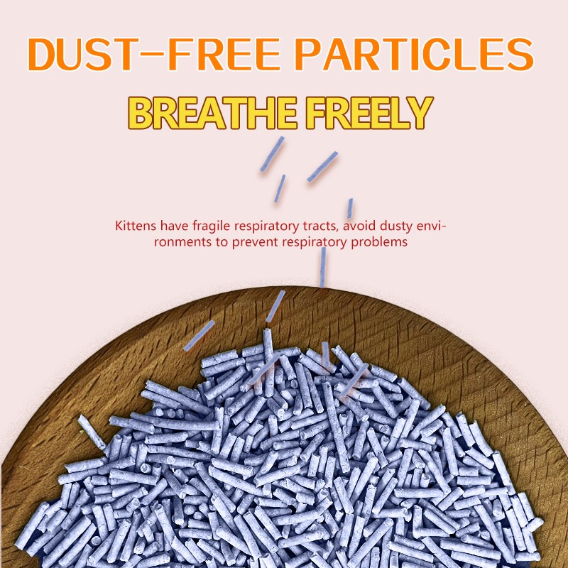 Eco Friendly Natural Litter with Odor Control and Quick Clumping Non Toxic Plant Based Comfortable and Safe 2.5kg 6L Tofu Cat Litter