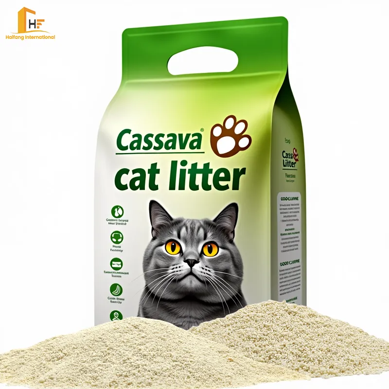 Cassava Cat Litter Product