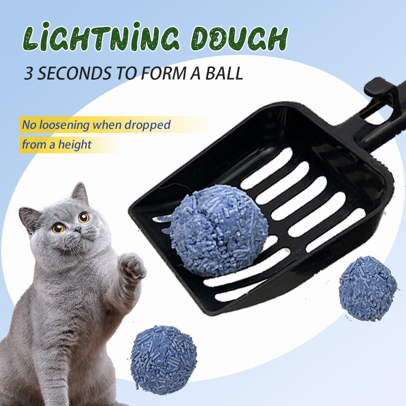 Premium Cat Litter Pure Natural and Environmentally Friendly Plant-Based Soy Cat Litter Easy Clumping Dust-Free Biodegradable Tofu Cat Litter