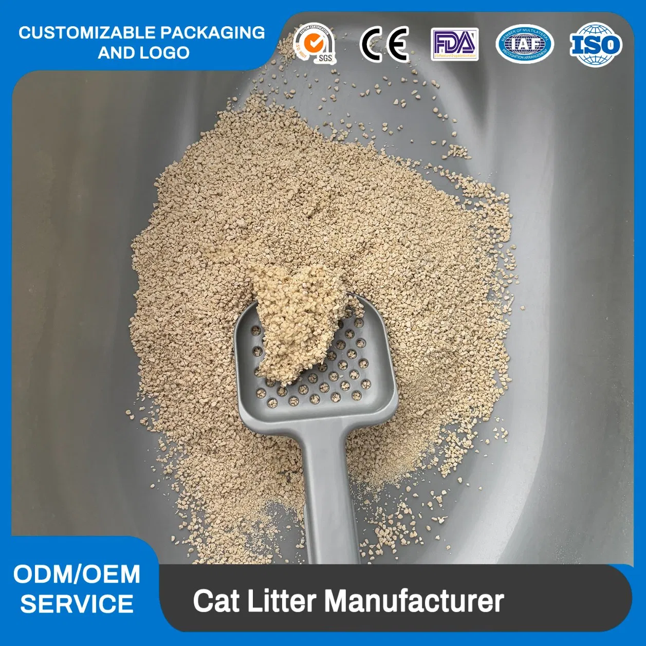 Dust Free Superior Odor Control Highly Absorbent Quick Clumping Eco Friendly Hypoallergenic Bamboo Cat Litter