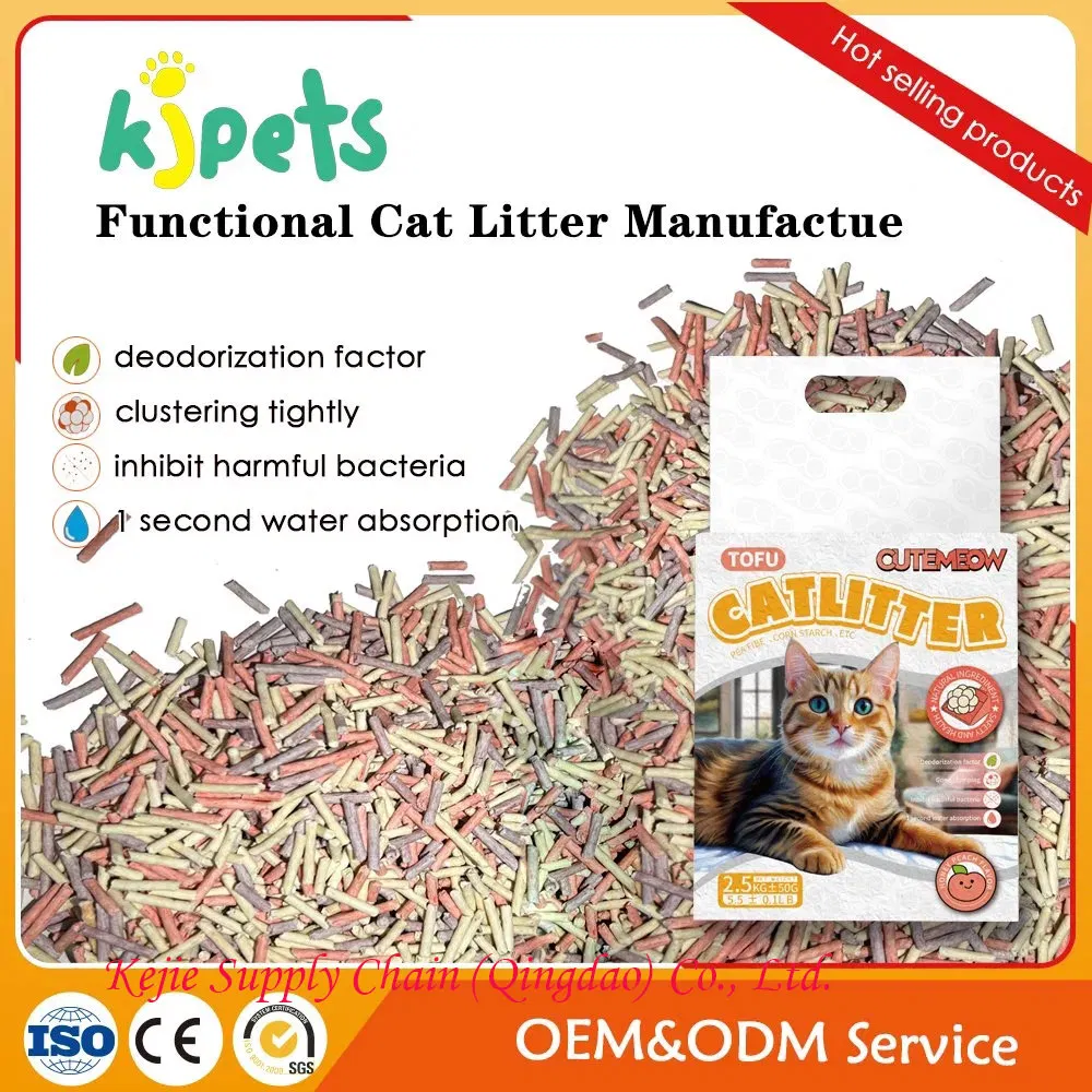 Premium Clumping Tofu Cat Litter for Fast Cleanup