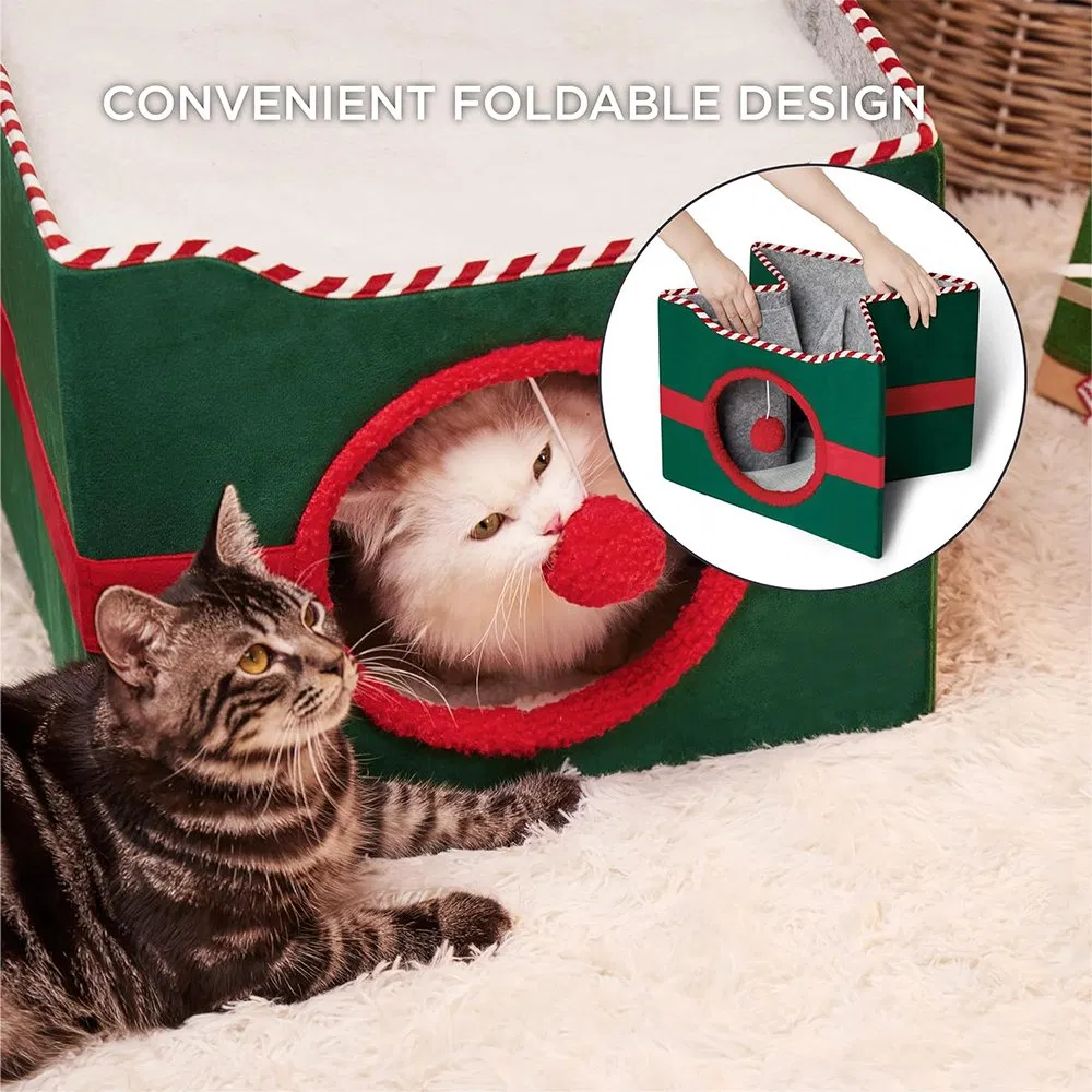 Customized Durable Indoor Multifunctional Cat House for Multi-Cat Families with Custom Colors