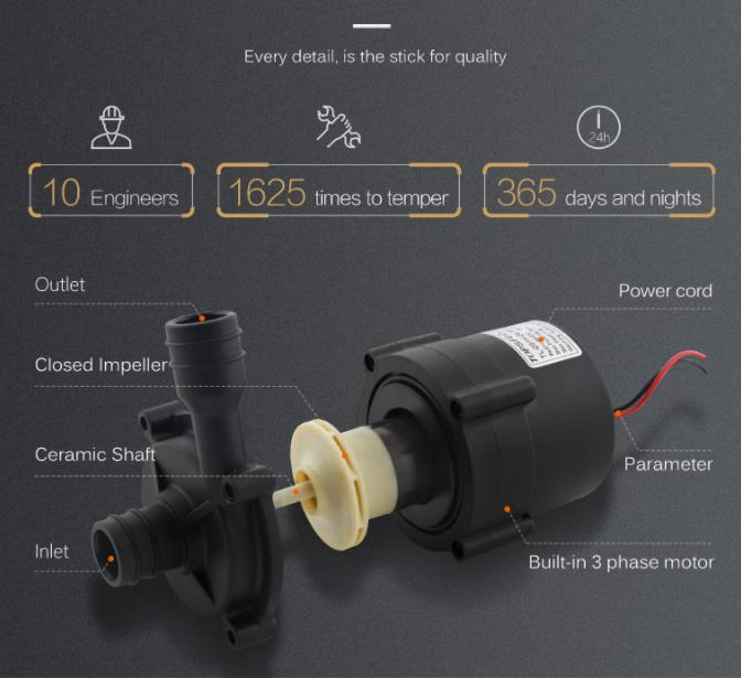 12V 24V DC Brushless Pump Mini Centrifugal Pump