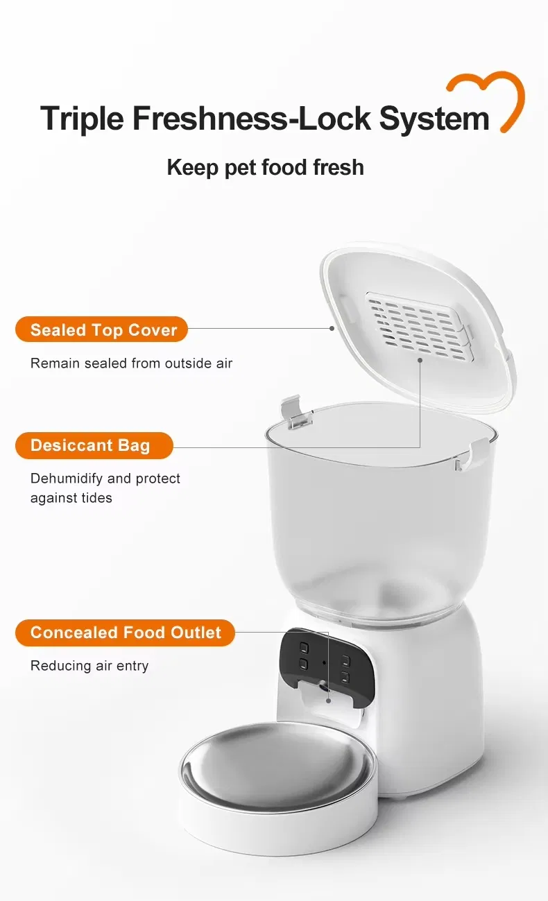 Smart Feeding Safe Materials Smart Pet Feeder for Portion Control