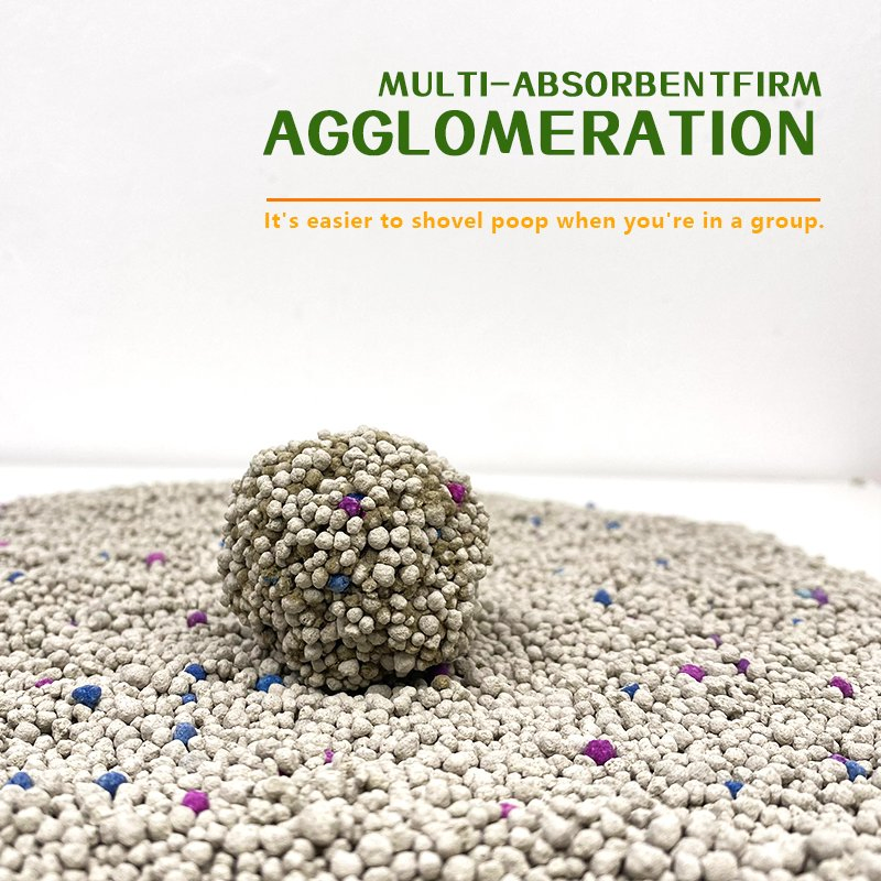 Arena Para Gatos OEM/ODM Wholesale Pet Supplies with Added Odor-Removing Natural Bentonite Cat Litter Dust-Free and Low-Traceability