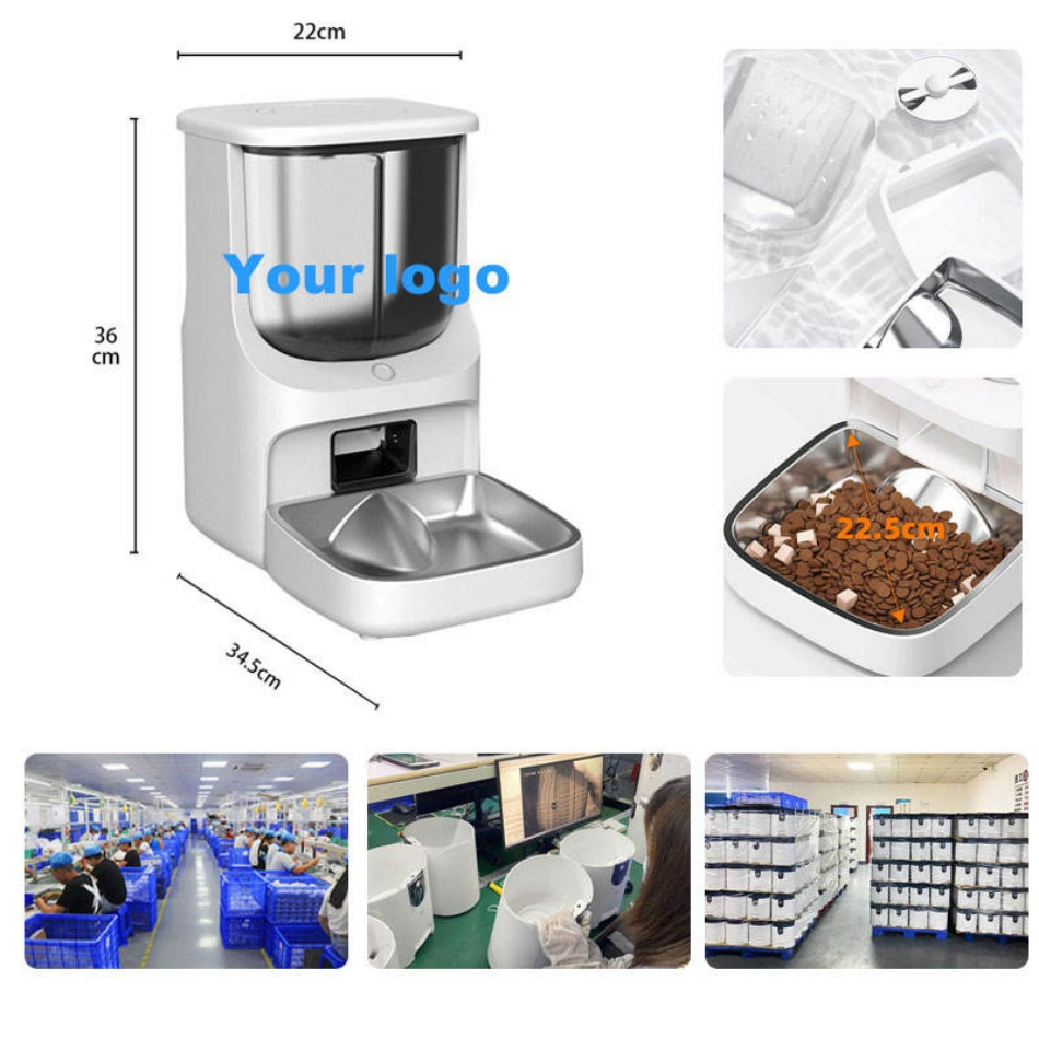 Mobile APP Control Pet Feeder with Feeding Records Monitoring