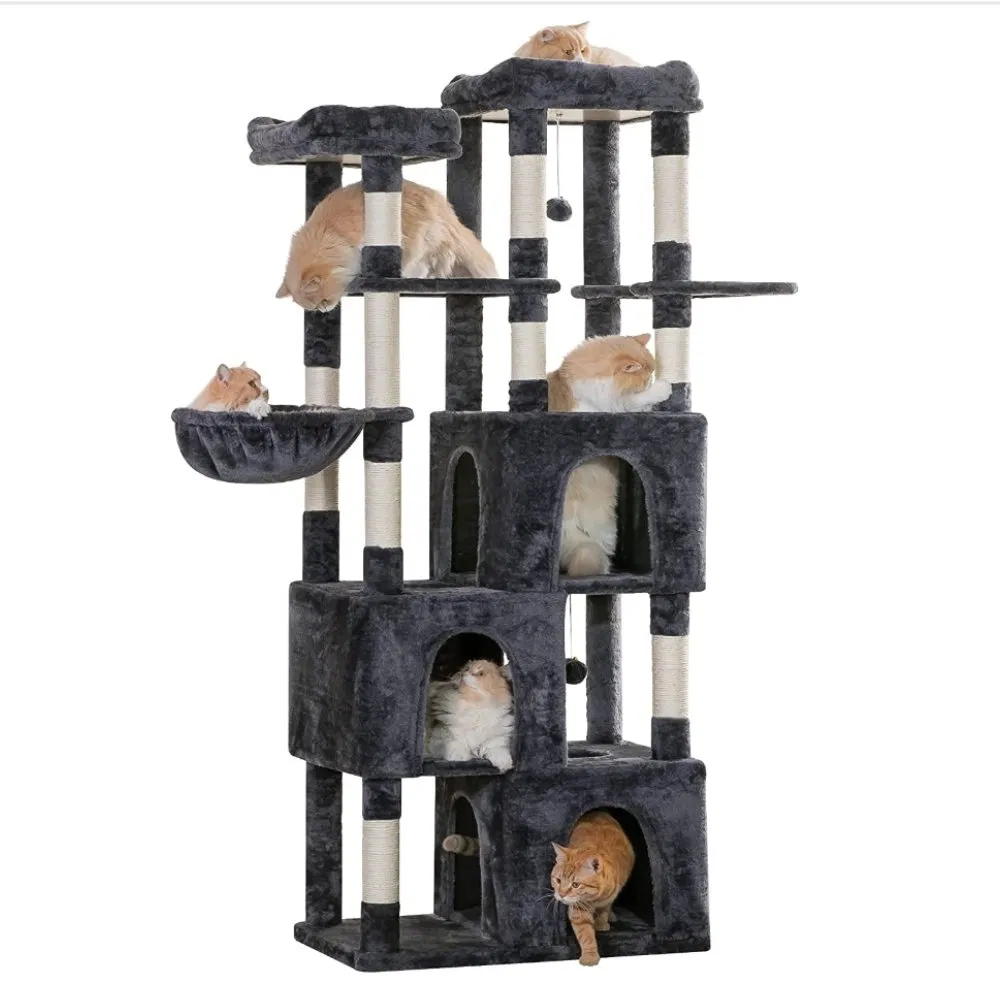 Multi-Level Cat Furniture Activity Center with Cat Stand or Indoor Cats