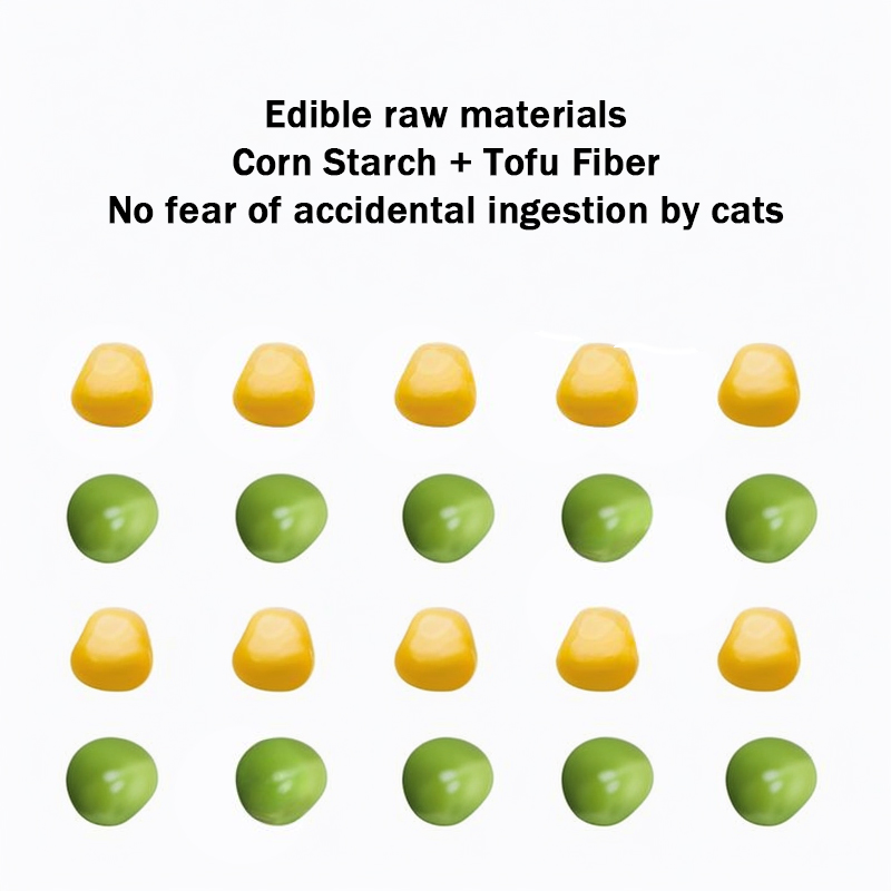 OEM/ODM Pet Supply Mixed Cat Litter Natural Odorless Eco-Certified Flushable Sustainable Premium Low Tracking Cat Sand