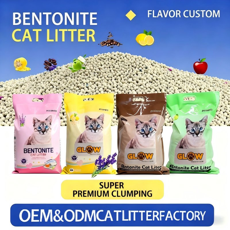 Biodegradable Bentonite Cat Litter - Dust-Free, Strong Clumping &amp; Fast-Absorbing for Odor Control, Eco-Friendly Feline Hygiene &amp; Pet Care