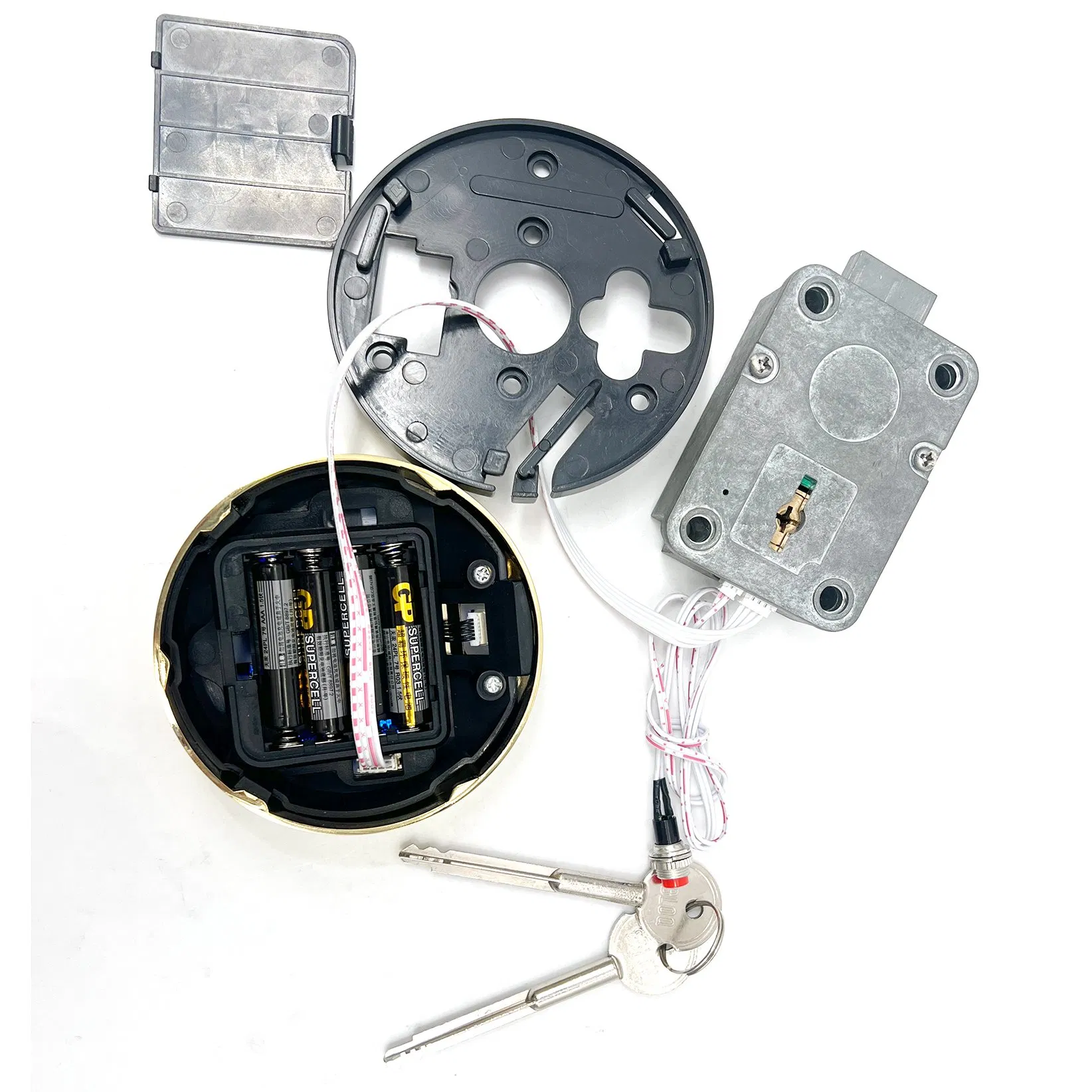 Squarebolt Biometric Keypad Fingerprint Gun Safe Lock with Backup Key