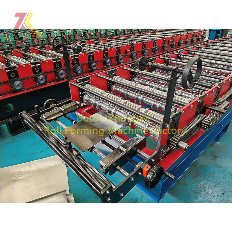 Metal Trapezoidal Greenhouse Garden Enclosure Panel Roll Forming Machine Tile Making Machinery