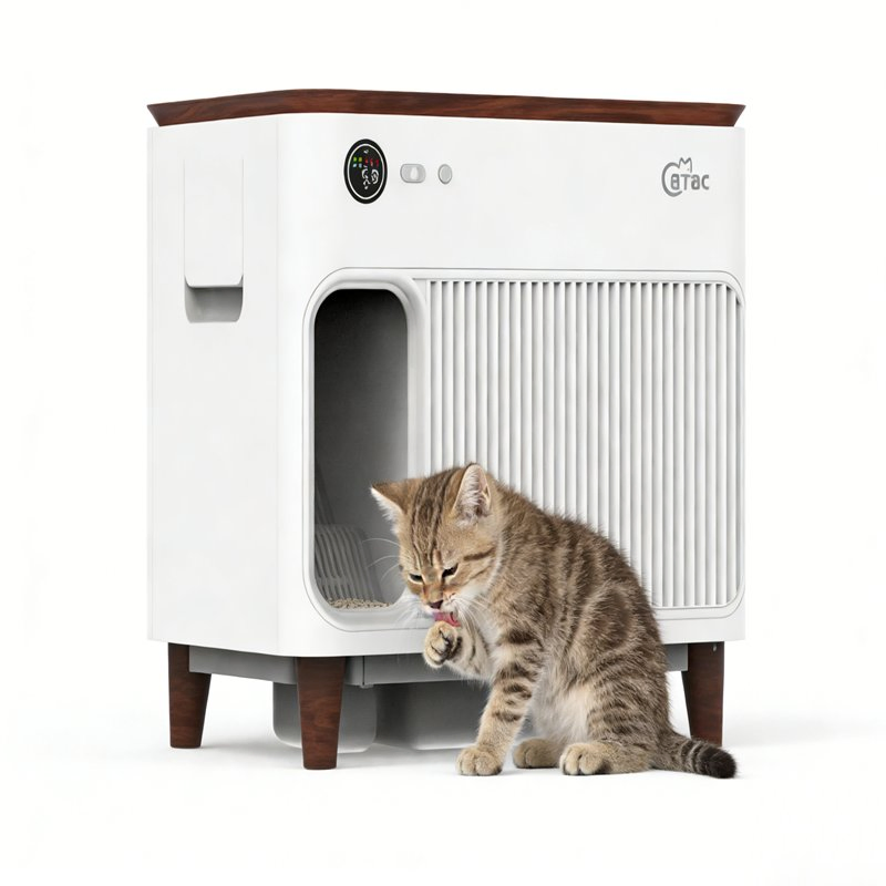 Smart Litter Box Self Cleans APP Controlled Pet Product