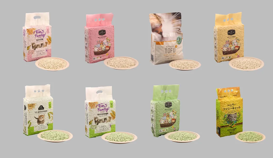 Tofu cat litter
