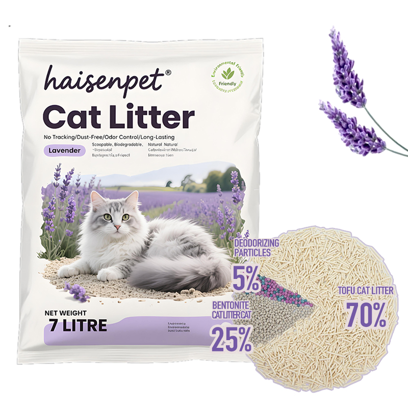 Eco-Friendly Biodegradable Cat Litter for Quick Clumping Mixed Cat Litter