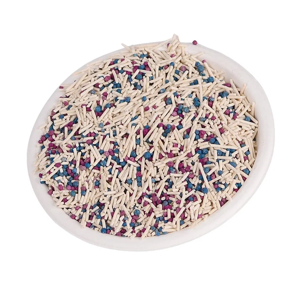 Hypoallergenic Lavender Fragrance OEM ODM Custom Mixed Cat Sand Kitty Litter