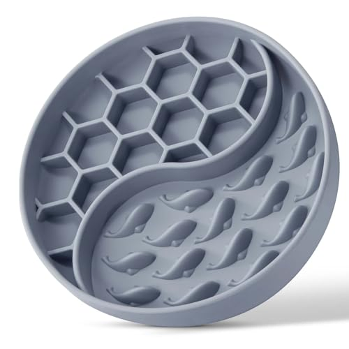 Honeycomb Silicone Slow Feeder Bowl Easy-Clean, High-Temp Resistant Dog Lick Mat