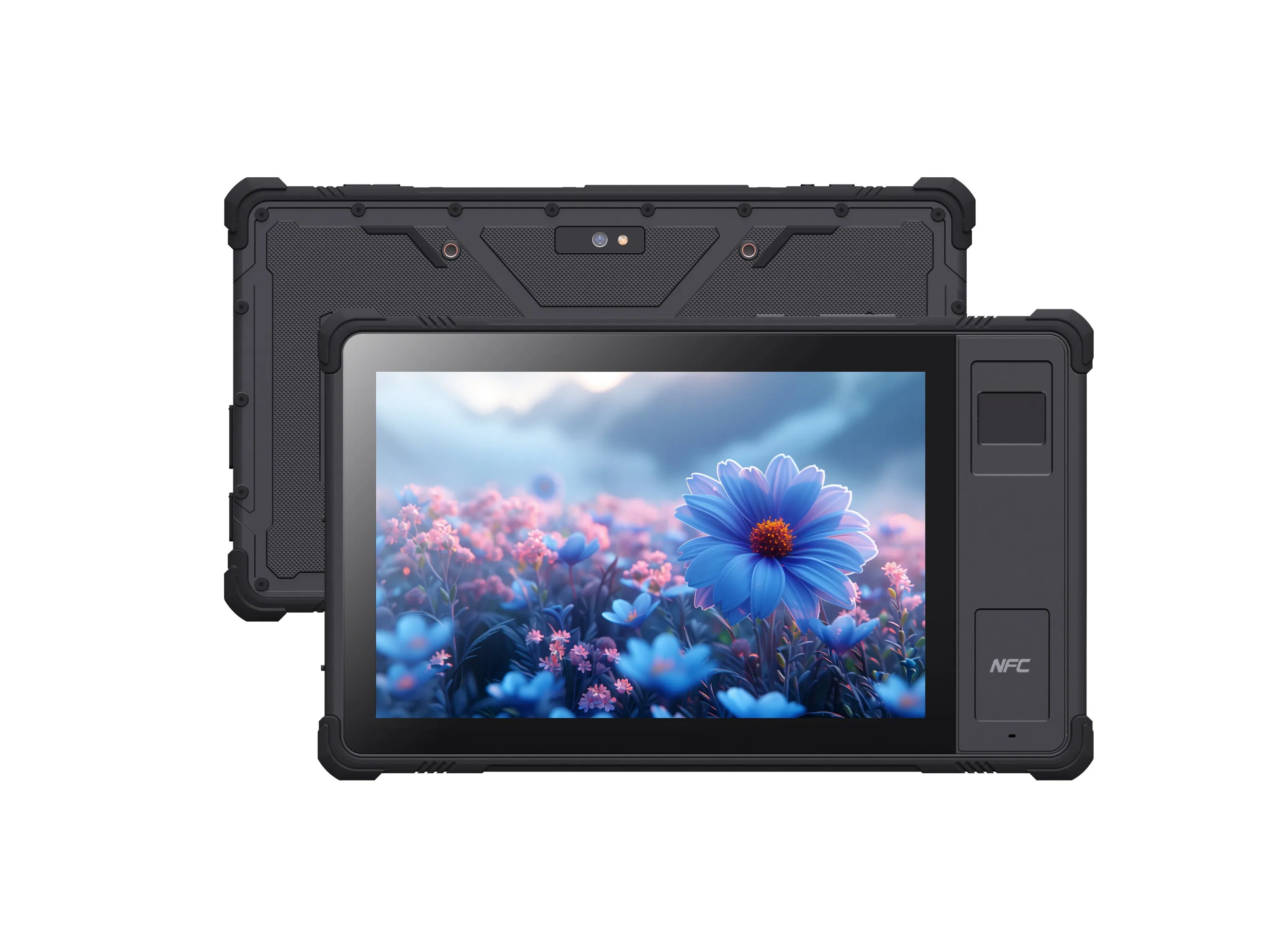 8 Inch HD Display 8GB+256GB Android 13 Fap30 Fingerprint Biometric NFC Module Rugged Industrial Tablet