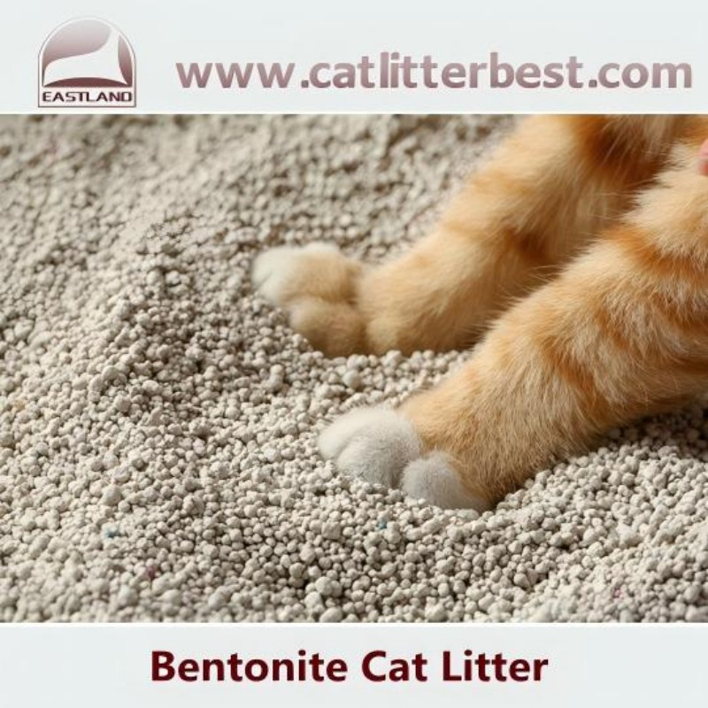 Biodegradable Bentonite Cat Litter - Dust-Free, Strong Clumping &amp; Fast-Absorbing for Odor Control, Eco-Friendly Feline Hygiene &amp; Pet Care