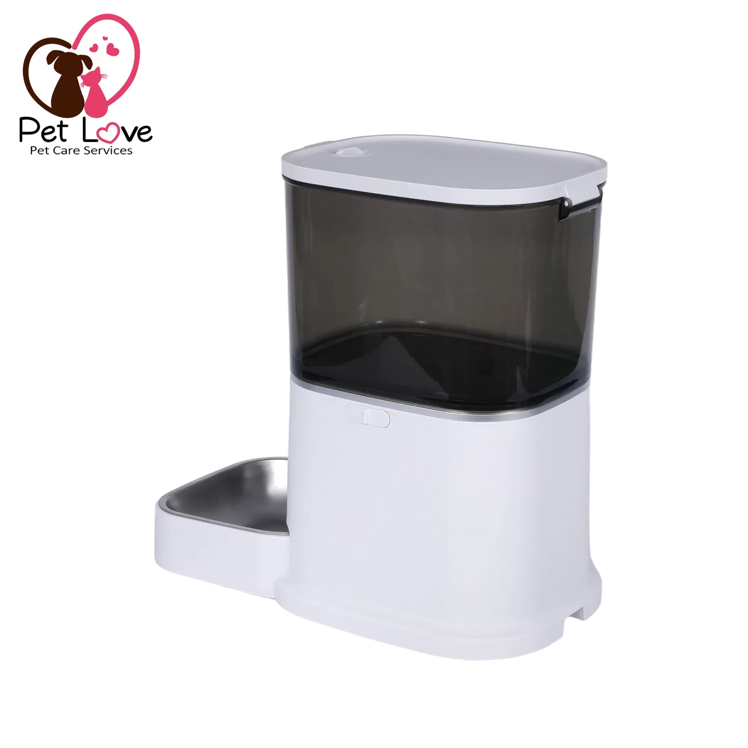 Automatic WiFi Pet Feeder with HD Video, Voice Interaction &amp; 5L Capacity