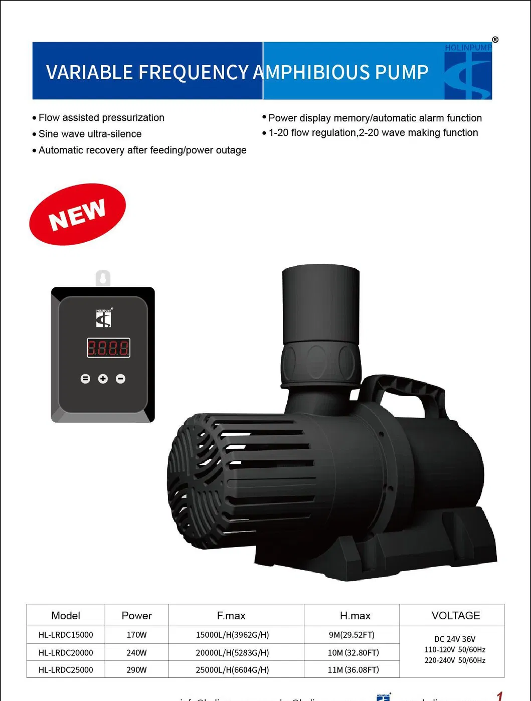 Fountain Pump Details