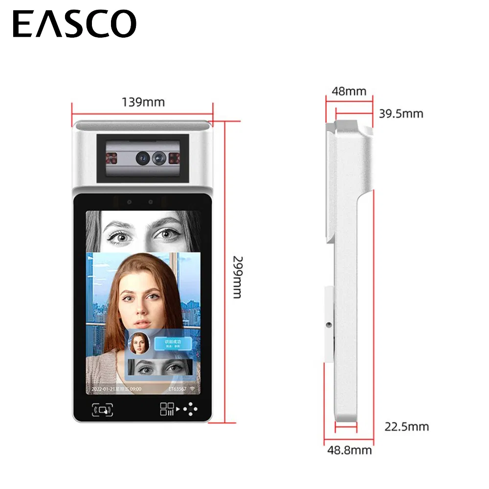 Iris Recognition Attendance Access Control Biometric Face Recognition with Qr Code and RFID for Mine and High Security Place