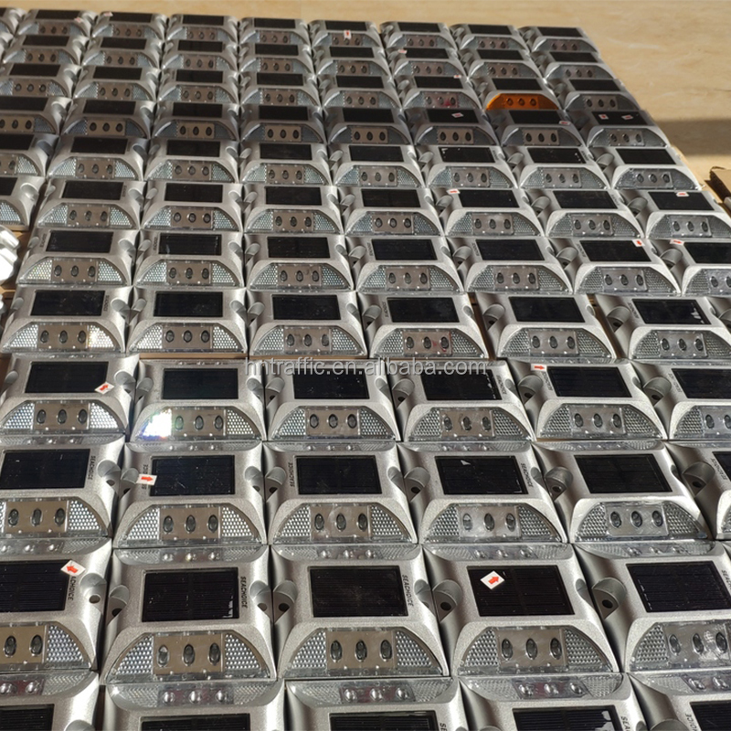 Solar Cat Eye Road Markers Led Raised Reflector Aluminum Solar Road Stud