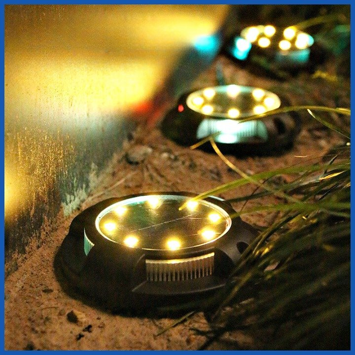 Cross Border New Buried Waterproof Sensing Ground Plug Solar Lights