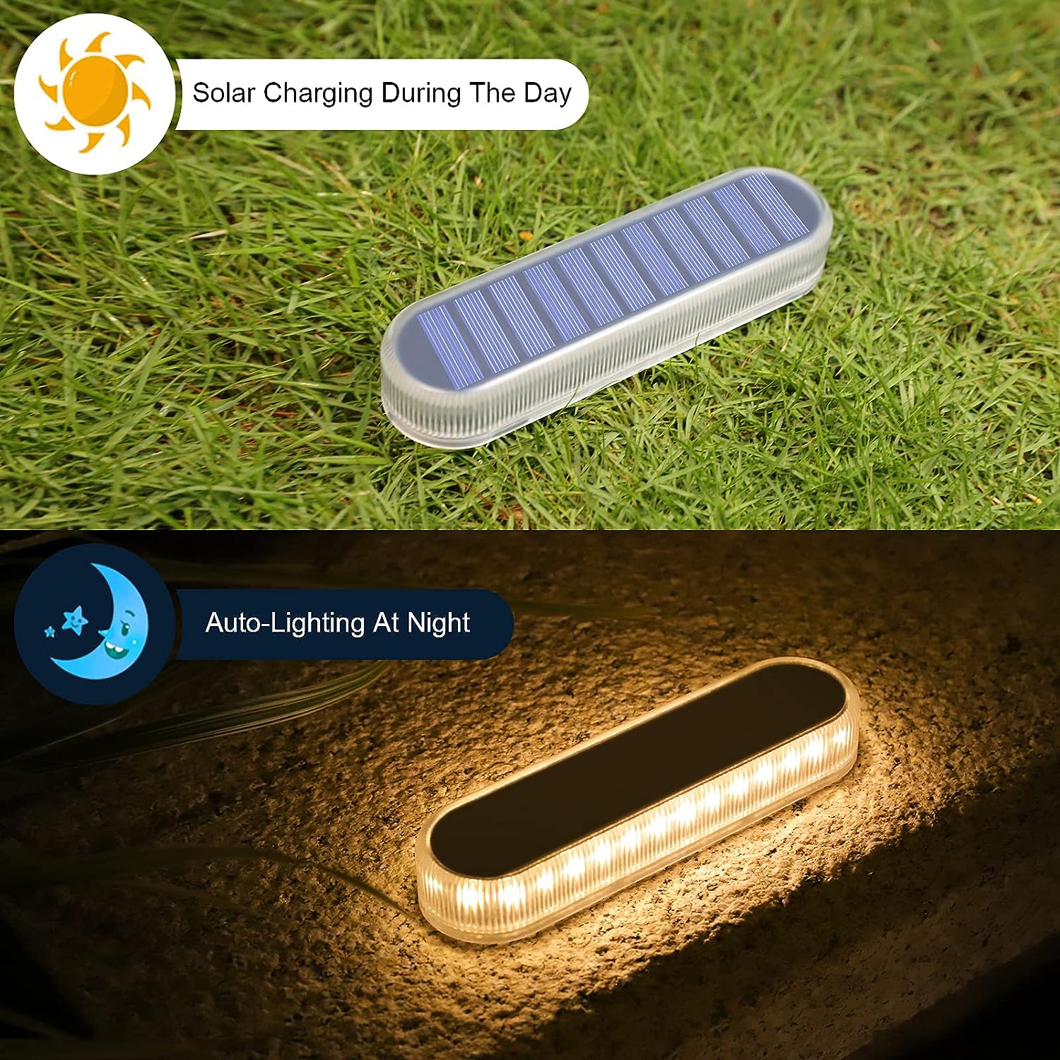 High Quality IP68 Waterproof Landscape Garden Yard Fence Bollard Gate Pillar Decorative Solar Pathway Lights Led