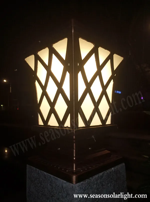 Brass Solar Light 2