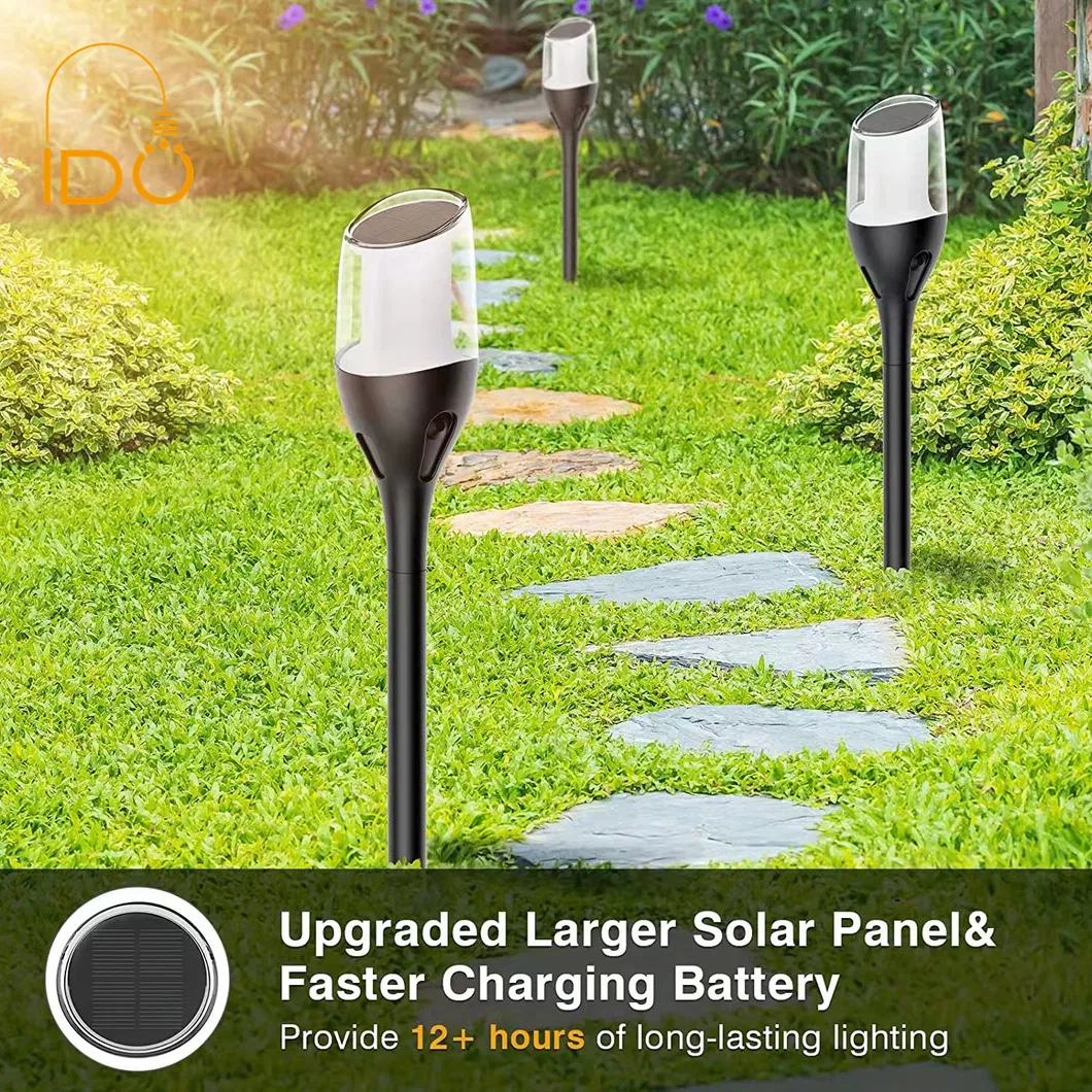 Solar Lawn Light Night View 2