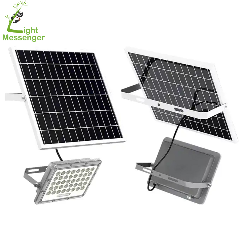 Light Messenger New Design Outdoor Waterproof IP65 Garden Courtyard Yard Jardin Lighting Lamp SMD 5054 Aluminum 100W 200W Solar LED Flood Light