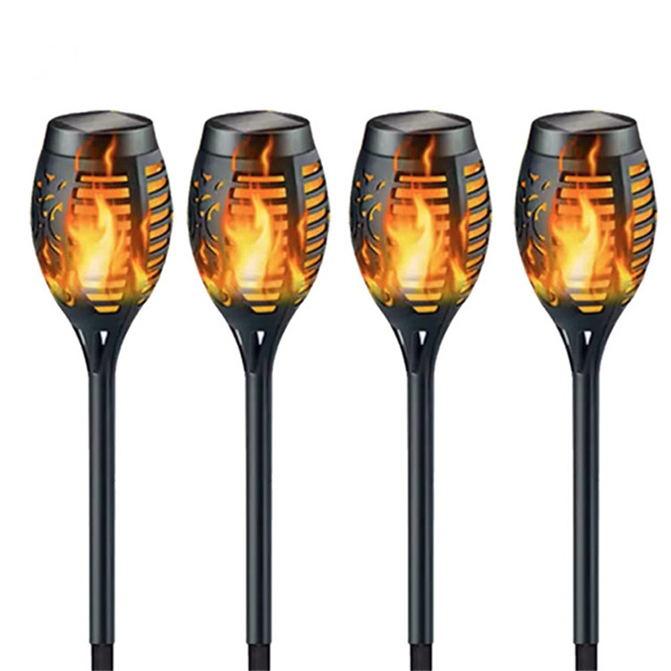 Bestsell Solar Torch Outdoor 43ft 96 LED Waterproof Landscape Garden Pathway Light With Vivid Dancing Flickering Flame