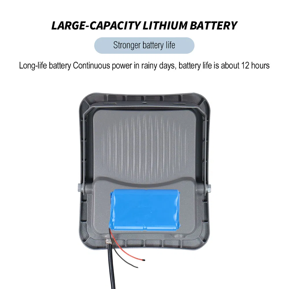 Low Price Portable Garden Sport Ground Warehouse Outdoor 30W 60W 100W 150W 200W Solar Powered Flood Light LED