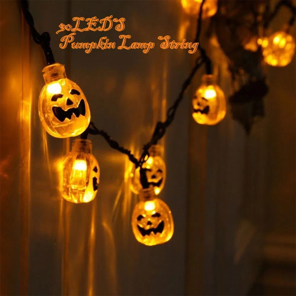 Halloween Pumpkin Solar String Light